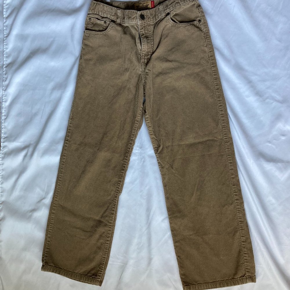 Old Navy Big Boys Curdoroy Pants Camel 14 Husky